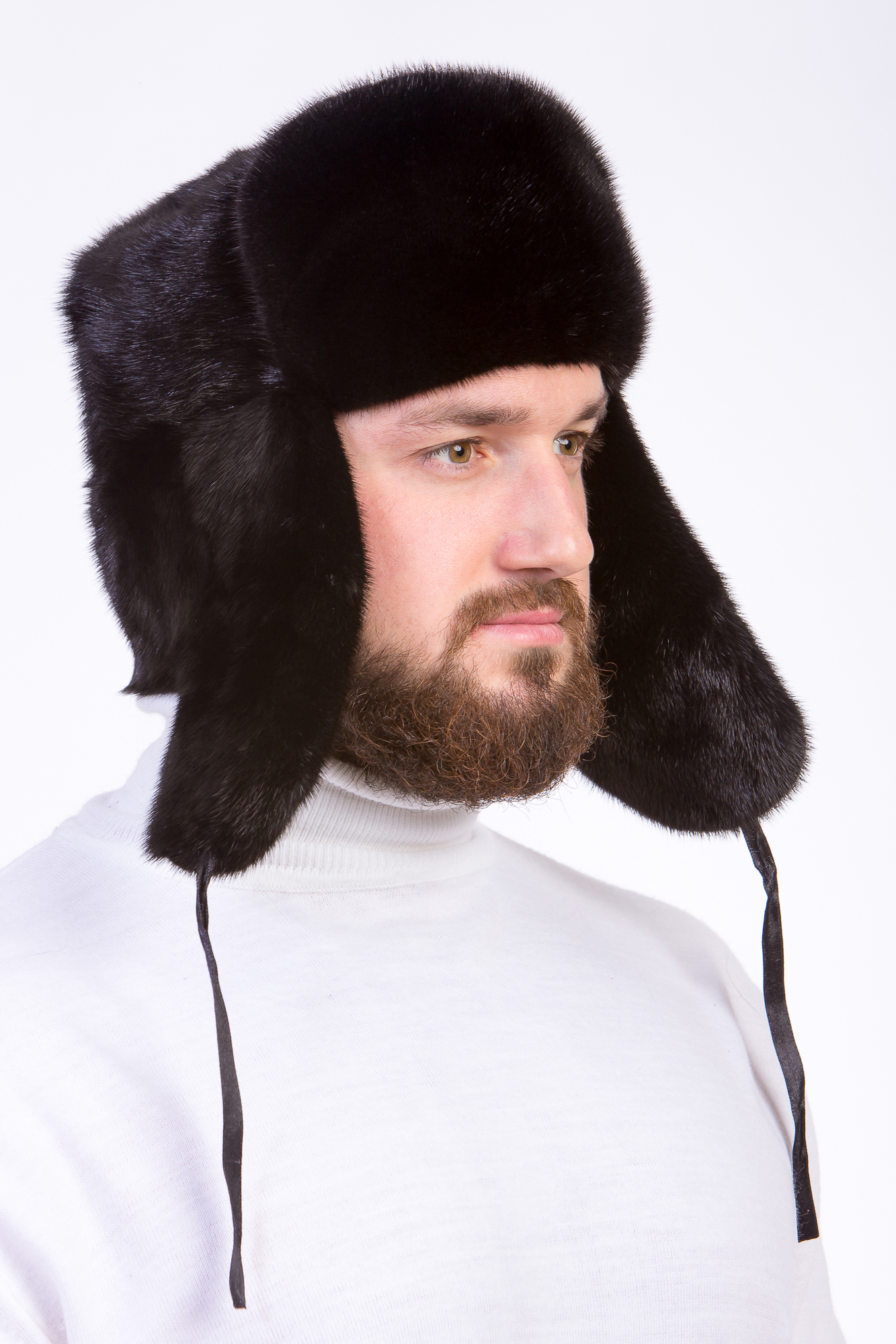 Шапка мужская из норки 8015162-4