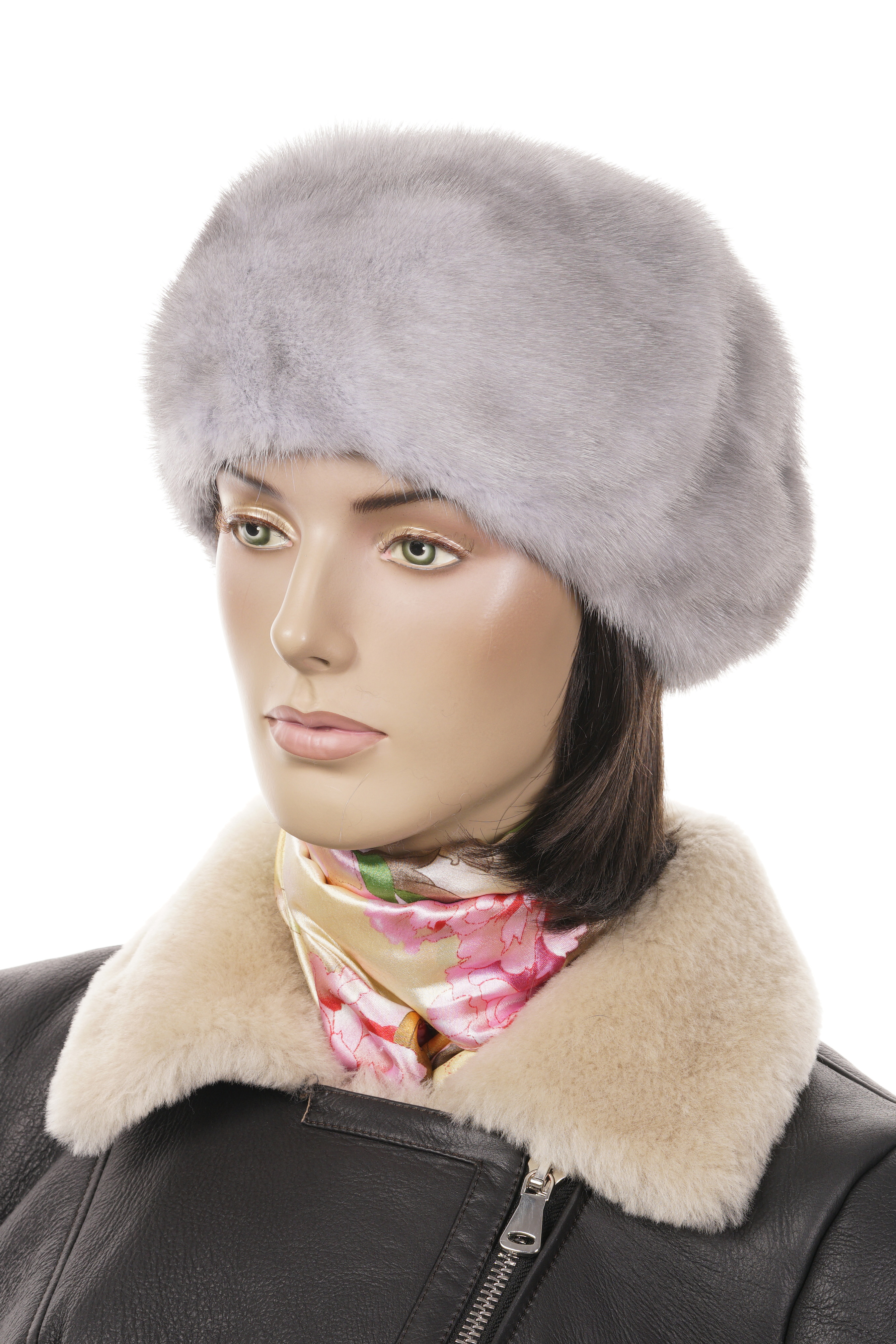 Шапка женская из норки 8015446-6
