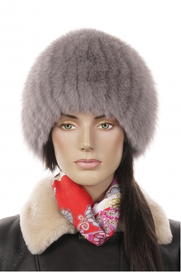 Шапка женская из песца