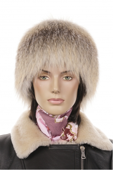 Шапка женская из лисы