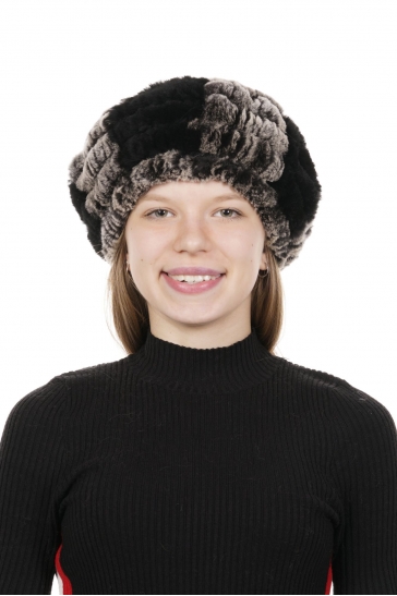 Шапка женская из кролика