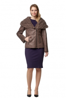 Зимняя женская кожаная куртка из эко-кожи с капюшоном, отделка искусственный мех